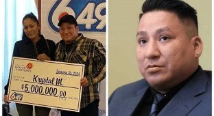 Ніж у спину: мігрант із Канади втратив виграш у лотереї після того, як оформив квиток на свою дівчину (4 фото)