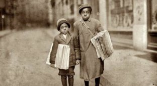 American schoolchildren of the early 20th century (63 photos)