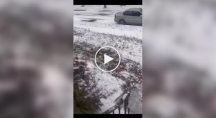 Подросток перестарался с уборкой снега