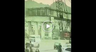 Construction of the Pakistani bridge...