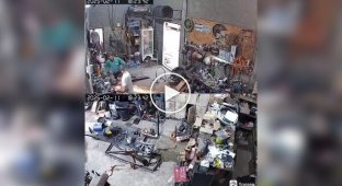 Many safety precautions must be taken in a workshop