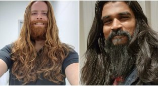 30 proofs that some men suit long hair (31 photos)