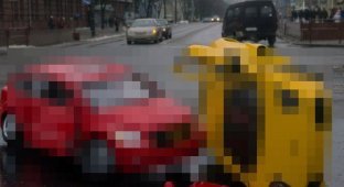 В центре Минска разбили Lamborghini Murcielago (4 фото)