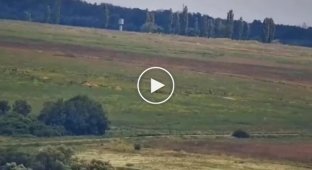 Летящая ракета из ПЗРК в лобовую. Взгляд со стороны камеры розведки