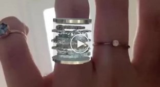 Beauty ring with augmented reality