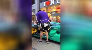 Not by size: the video showed a situation where the car turned out to be small