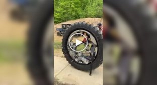 A unicycle for thrill-seekers