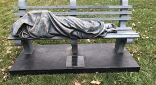 В США перепутали статую с живым человеком и вызвали полицию (2 фото)
