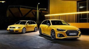 AUDI presented the anniversary limited station wagon Audi RS 4 Avant (22 photos)