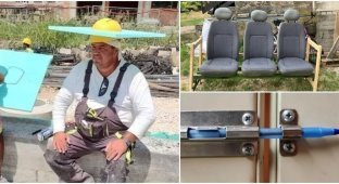 Brilliant and crazy solutions from people with ingenuity (15 photos)