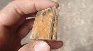 In Germany, found a pocket sundial from the Middle Ages (4 photos)