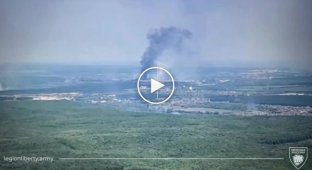 The Russian Legion of Freedom showed footage in which they claim to have attacked a concentration of Russian troops in Shebekino