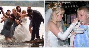 20 нелепых свадебных фото, после просмотра которых вам расхочется жениться (22 фото)