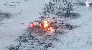 Поражение российской БМД-4М вблизи села Вербовое Запорожской области