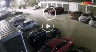 У Уфі юний «піроманьяк» намагався запальничкою підпалити Porsсhe, а потім спалив смітник