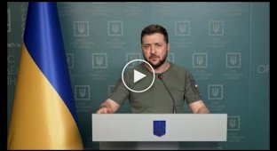 Вечернее видеообращение президента Владимира Зеленского. 62-ой день