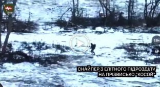 Поранений елітний снайпер армії РФ із позивним Косою вмирає на польовій дорозі, кинутий евакуаційною групою