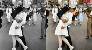 When old black and white photographs suddenly become color (20 photos)