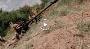 Украинский снайпер с Snipex Aligator