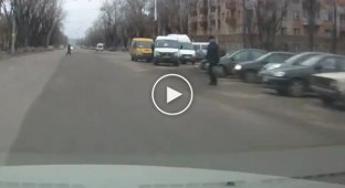 Тупые пешеходы из Воронежа