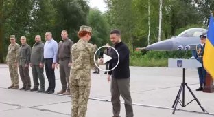 F-16 in Ukraine, - Zelensky showed the first received Western fighters