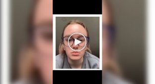 Девушка проверила эффективность фиксаторов для очков с помощью простого эксперимента