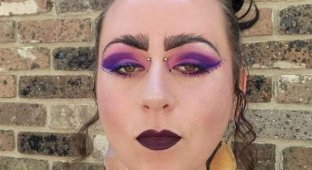 Girls who are too smart with their eyebrows (17 photos)