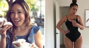 Блогерша на себе показала, каким был идеал тела в разные времена (11 фото)