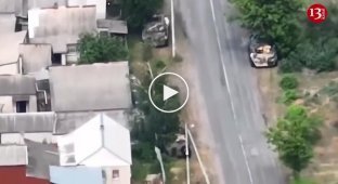 Уничтожение российских войск и личного состава, укрывшихся в украинских селах