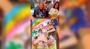 Художник с хорошим чувством юмора