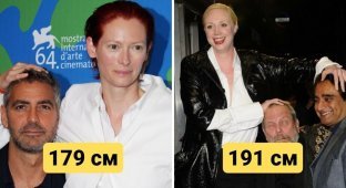 12 famous women who are famous not only for their great talent, but also for their height (13 photos)