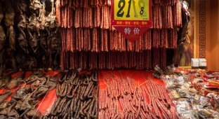 Чем питаются обычные китайцы или экскурсия по обычному супермаркету в Поднебесной (31 фото)