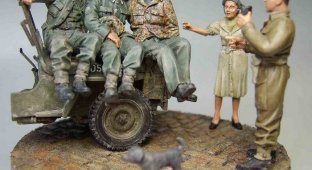 Cool dioramas and figurines of soldiers (36 photos)