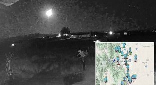 Момент падения яркого метеора в Колорадо попал на камеры видеонаблюдения (5 фото + 2 видео)