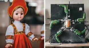 Фотограф показал, как выглядит производство кукол на фабрике игрушек — это и пугающе, и круто (17 фото)
