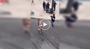 Уличная фотосессия закончилась испорченным завтраком