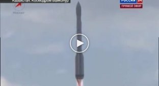 Вибух ракети Протон-М у прямому ефірі