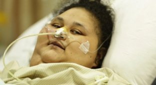В Абу-Даби скончалась самая толстая женщина в мире (5 фото)