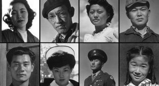 Вторая мировая война: Интернирование японцев в США (Часть 10) (45 фото)