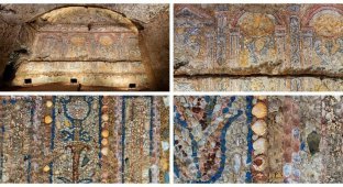 Археологи нашли древнеримскую мозаику, не имеющую аналогов в мире (12 фото)
