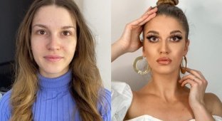 Обманчивая сила макияжа: 15 преображений девушек (15 фото)