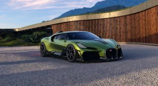 Bugatti представила ексклюзивний гіперкар Brouillard на платформі Chiron (12 фото)