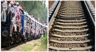 In India, an out-of-control train “escaped” from the drivers and traveled 80 km on its own (1 photo + 3 videos)