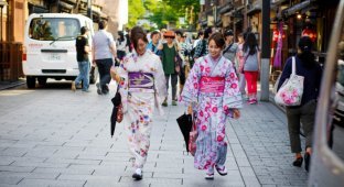 В Японии туристам запретили фотографировать гейш (6 фото)