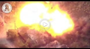 Вражеский склад с боеприпасами взлетел на воздух от атаки бойцов 47 ОМБр