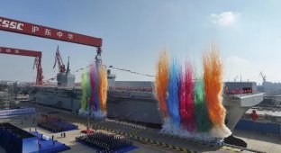 Сичуань (Type 076) - єдиний у світі бойовий корабель з електромагнітною катапультою! (8 фото)