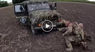 A car with Russian occupiers ambushed in the Kursk region