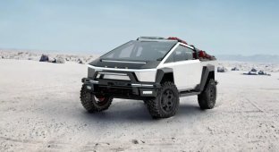 The first tuning kit has been developed for the Cybertruck (5 photos)