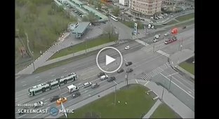 В Москве произошло лобовое столкновение двух трамваев