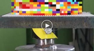 How long will Lego last under a hydraulic press?